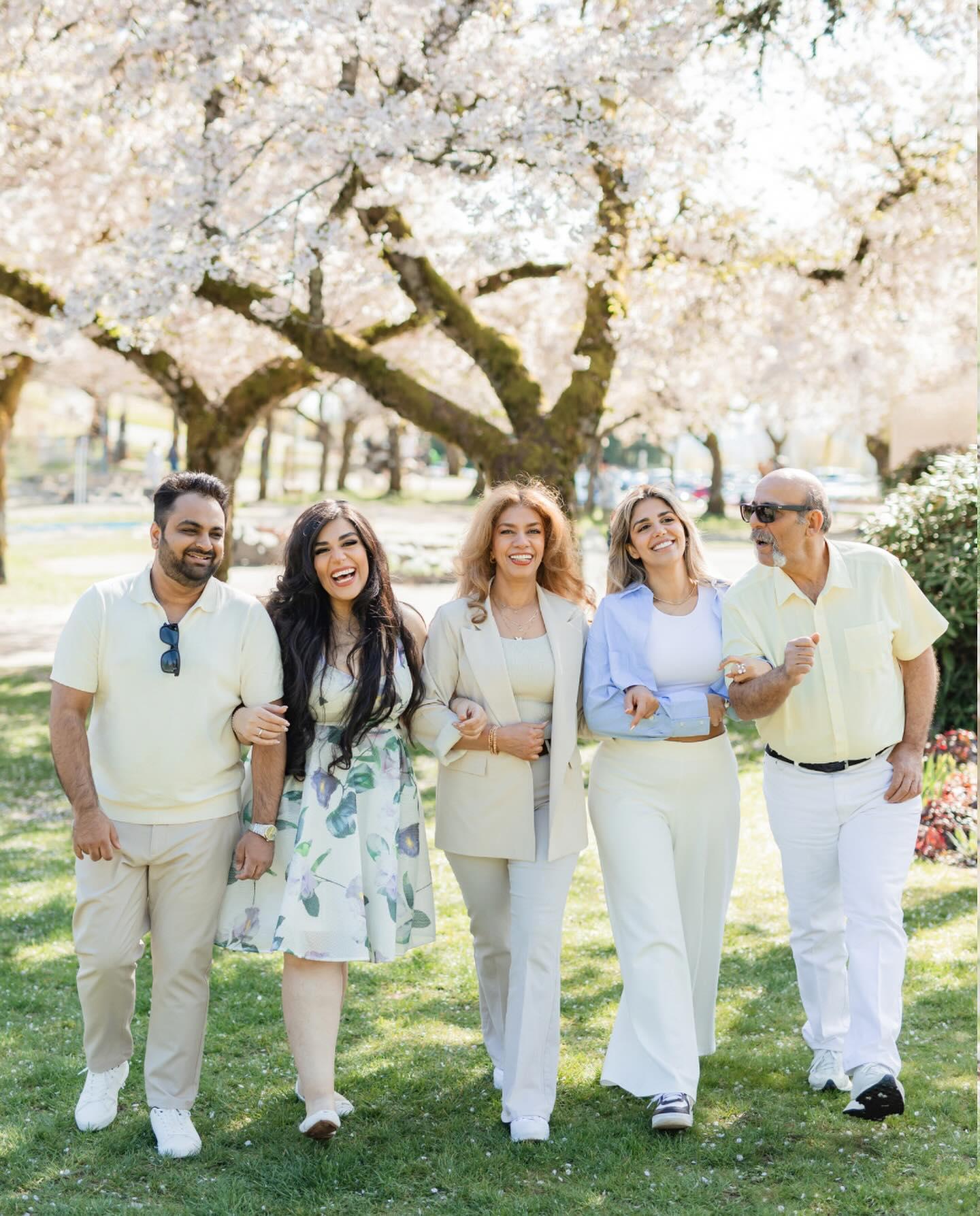 Cherry Blossoms and Love: A Magical Family Mini-Session in Vancouver